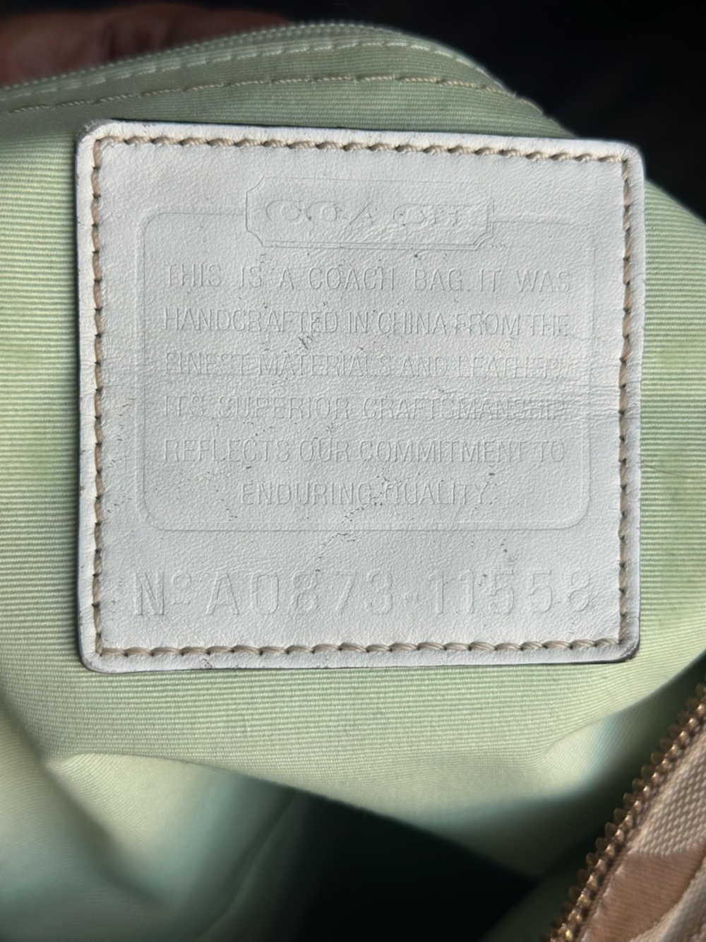2008 Coach Hampton Madeline Signature Satchel - Vintage - Picture 4 of 12